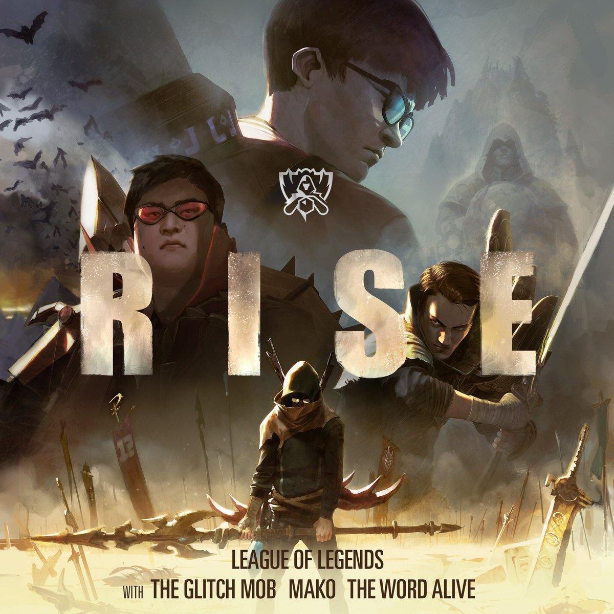 RISE歌词 歌手The Glitch Mob / Mako / The Word Alive-专辑RISE-单曲《RISE》LRC歌词下载
