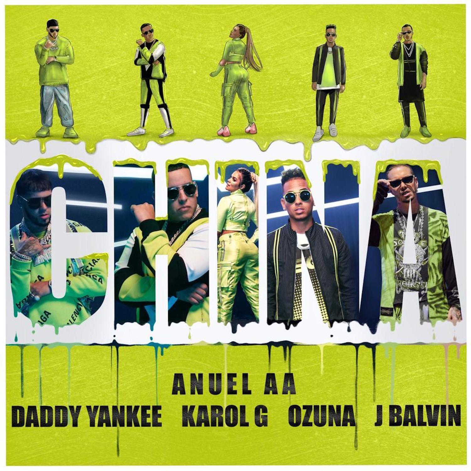 China歌词 歌手Anuel AA / Daddy Yankee / KAROL G / J. Balvin / Ozuna-专辑China-单曲《China》LRC歌词下载