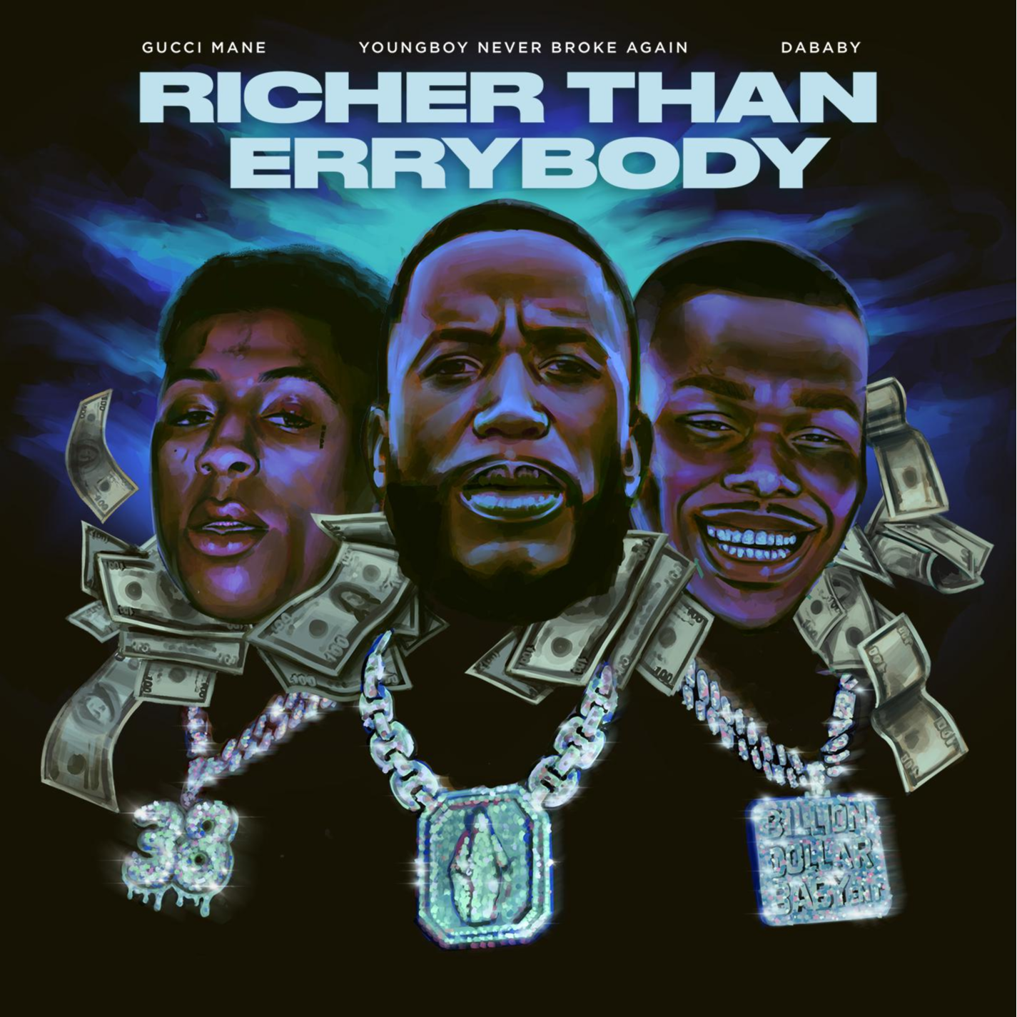Richer Than Errybody歌词 歌手Gucci Mane / Youngboy Never Broke Again / DaBaby-专辑Richer Than Errybody-单曲《Richer Than Errybody》LRC歌词下载