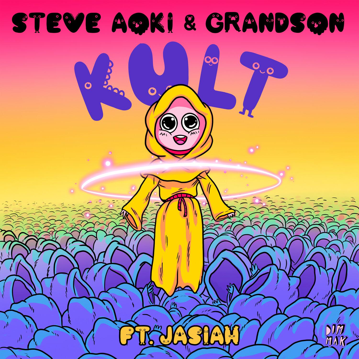 KULT (feat. Jasiah)歌词 歌手Steve Aoki / grandson / JASIAH-专辑KULT (feat. Jasiah)-单曲《KULT (feat. Jasiah)》LRC歌词下载