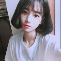韩系女生头像短发