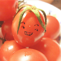 各种卖萌的小番茄