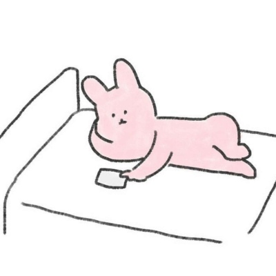 帝江:简笔画兔子系列手绘头像