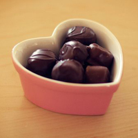 心形巧克力=我心属于你
