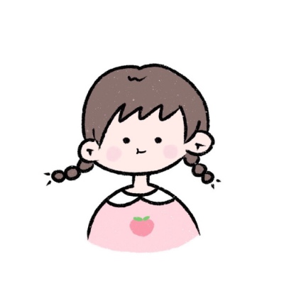简笔画水果人物系列可爱女生团头
