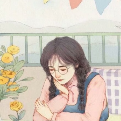 恬恬/唯美文艺意境插画背景/ 生生不息的希望♡