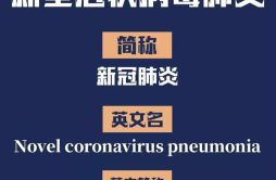 Novel coronavirus pneumonia什么意思怎么读？