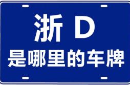 浙D是哪里的车牌号_绍兴的车牌号是浙什么？