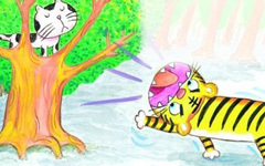 童话故事：老虎和小猫