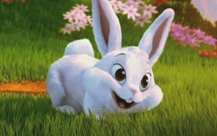 童话故事：兔子镇里的蓝兔子