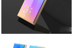 三星折叠手机概念设计，关上是手机，打开是平板，配上键盘是笔记本！