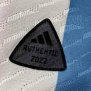阿根廷2022世界杯球衣实拍细节图泄露